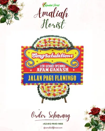 Bunga Papan Congratulation di Rumah Duka Sinar Kasih Bogor